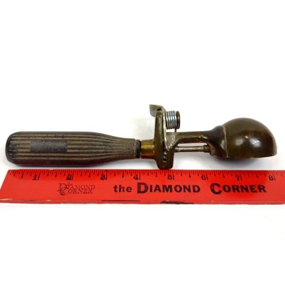 Vintage Hamilton Beach Model 60-B Ice Cream Scoop Black Handle Stainless Spring - Picture 4 of 9